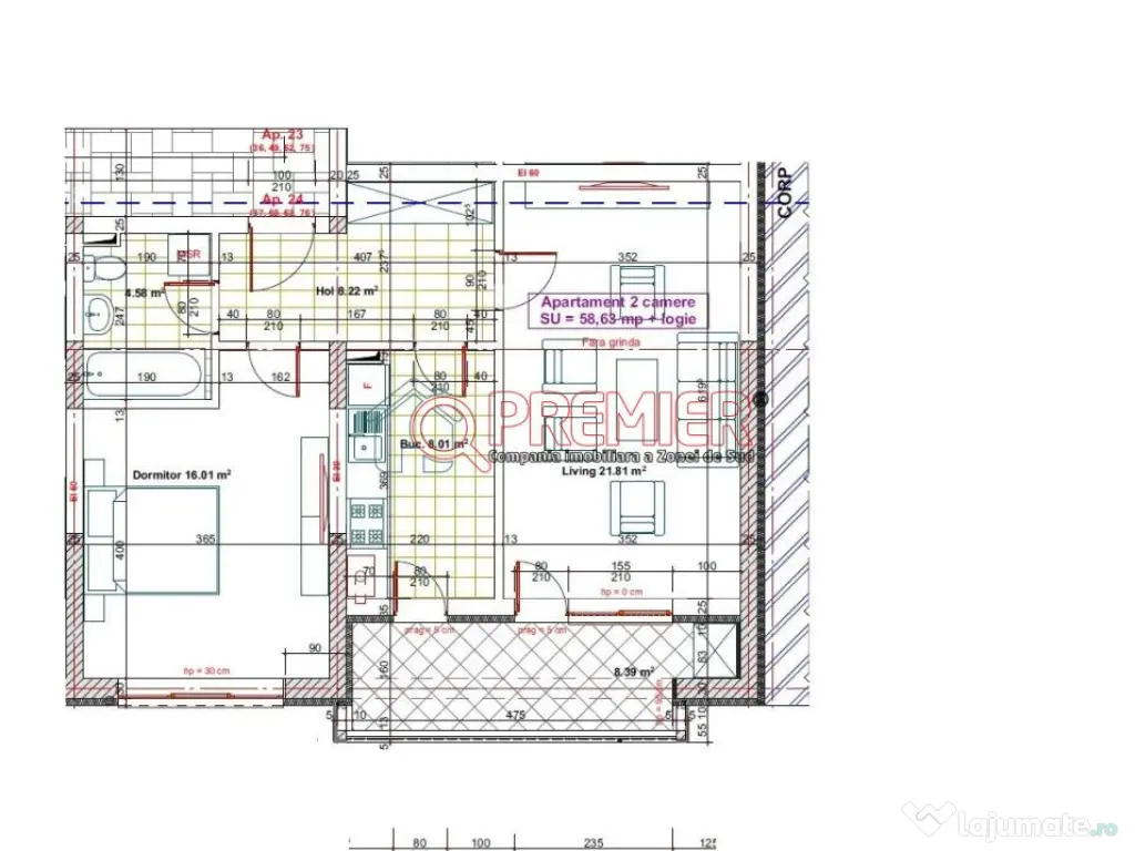 Metrou Aparatorii Patriei - Apartament 2 camere decomandat 