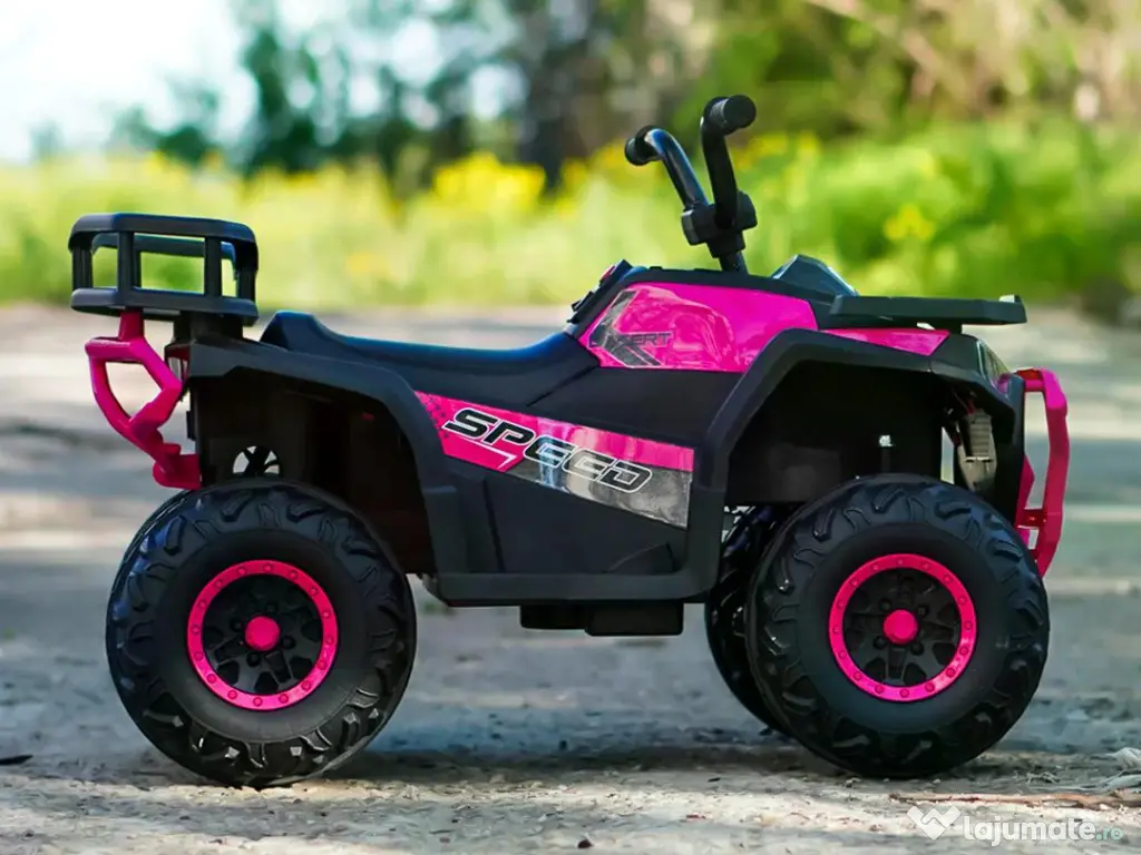 ATV electric pt. copii Mini DESERT, 4x 30W 12V, cu telecomanda  Pink 