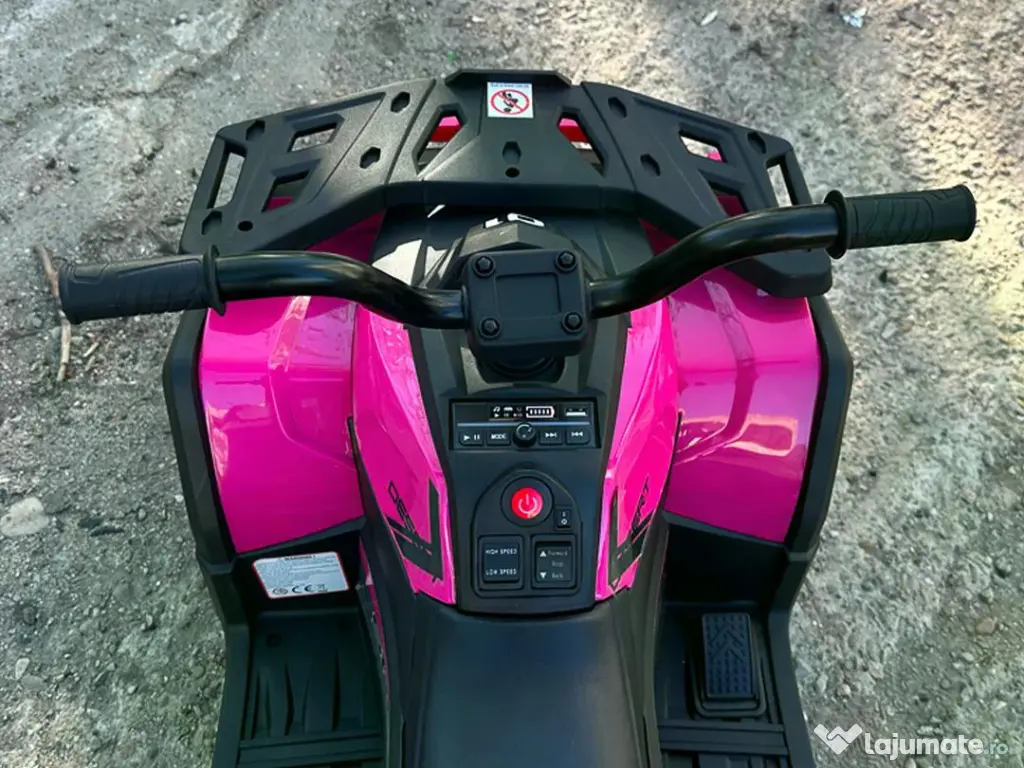 ATV electric pt. copii Mini DESERT, 4x 30W 12V, cu telecomanda  Pink 