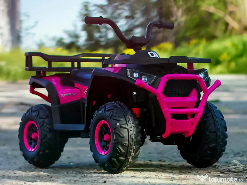 ATV electric pt. copii Mini DESERT, 4x 30W 12V, cu telecomanda  Pink 