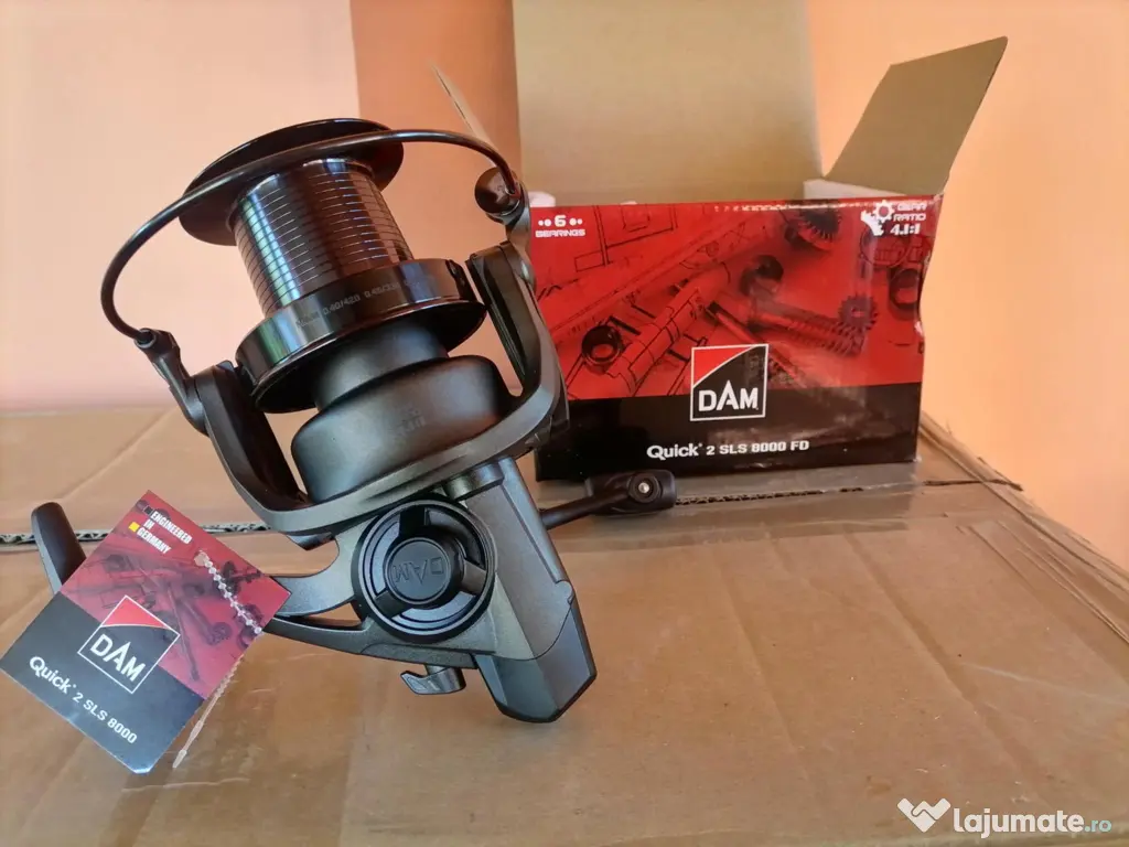 Vand 8 Mulinete DAM Quick 2 SLS 8000 si 8 Mulinete DAM Quick 2 SLS 7000 