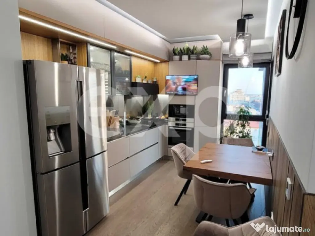 Inchiriez apartament ultracentral 2 camere,mobilat/utilat+lo 