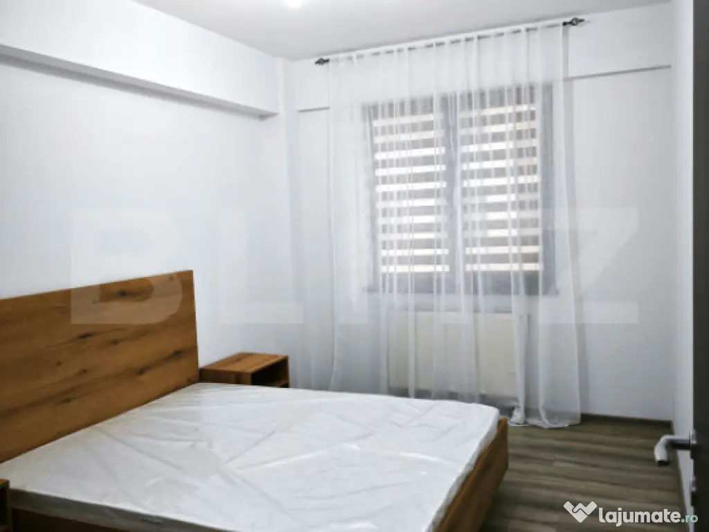 Apartament 2 camere, nou, mobilat, utilat, 58 mpu si loc de