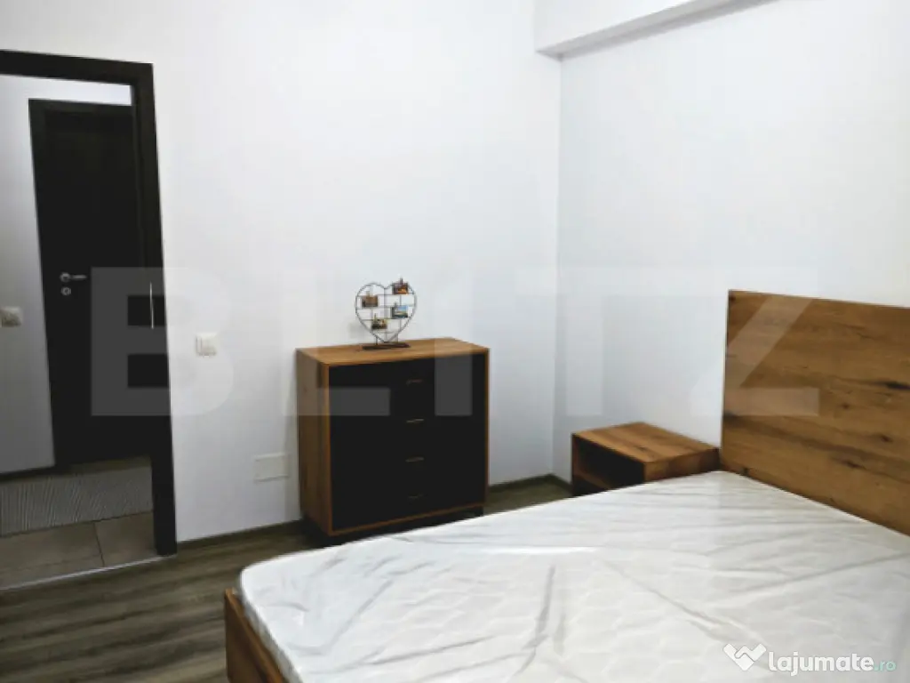 Apartament 2 camere, nou, mobilat, utilat, 58 mpu si loc de