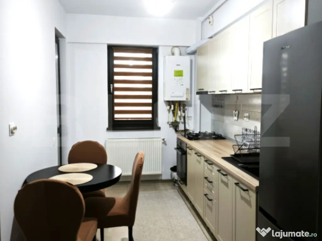 Apartament 2 camere, nou, mobilat, utilat, 58 mpu si loc de