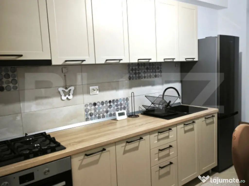 Apartament 2 camere, nou, mobilat, utilat, 58 mpu si loc de