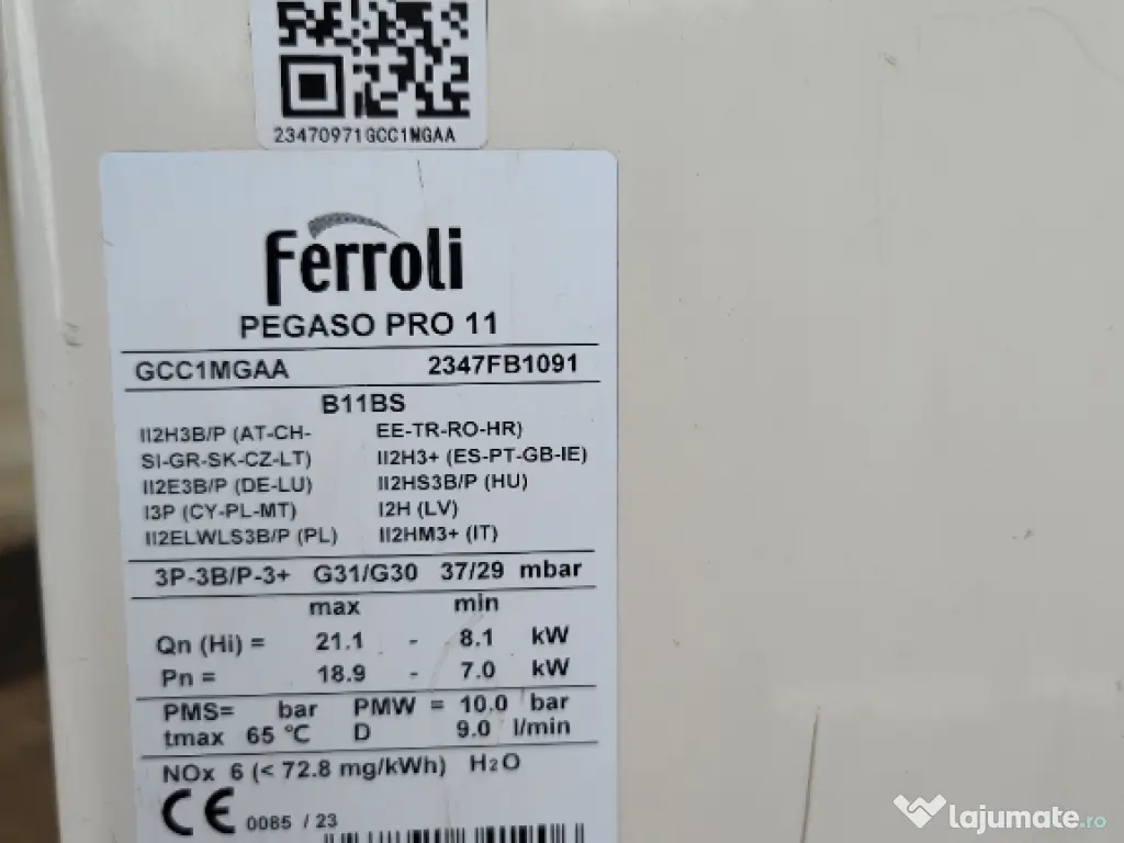 Ferroli instant apa calda 