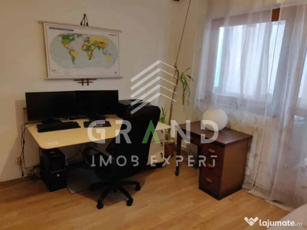 3 camere | 65 mp | BALCON | Etaj 2/4 | Mănăștur | P-ța I 