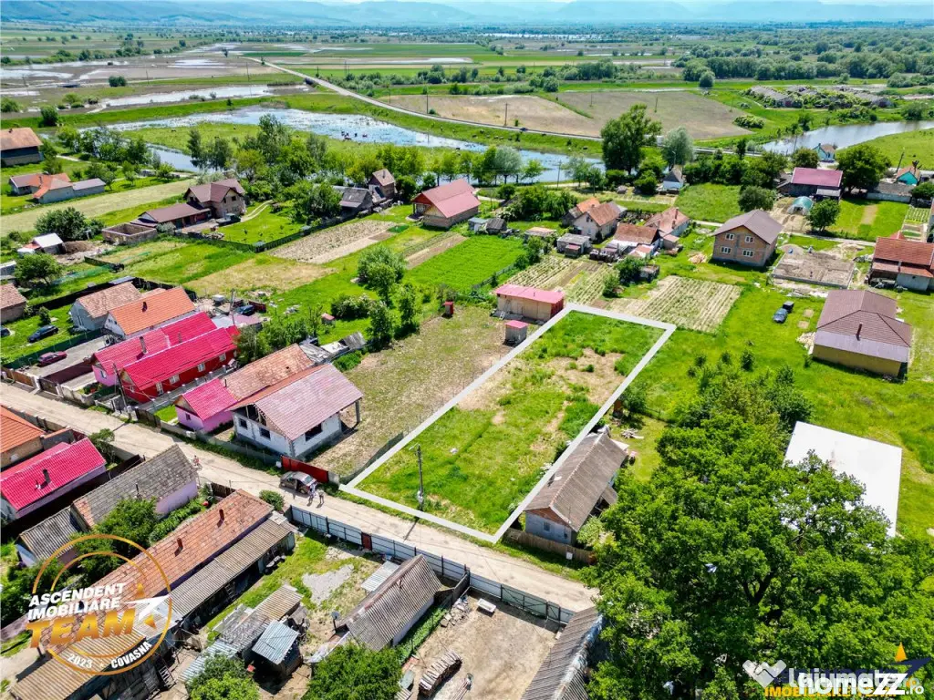 Oportunitate pe 1.100 mp intravilan, pregatit,Ozun,10 min de 