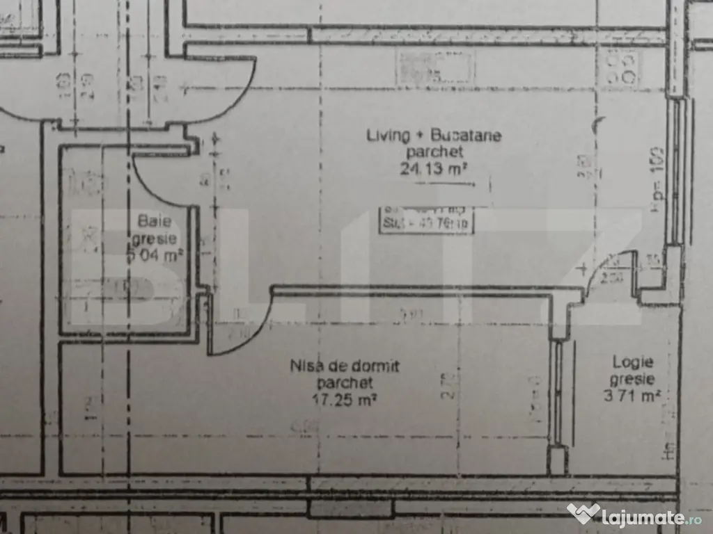 Apartament 2 camere, etaj intermediar, zona Vivo 