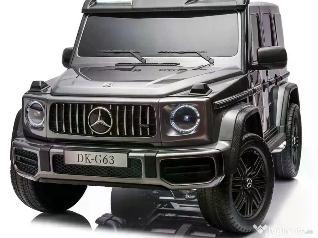 Masinuta electrica pt. 2 copii Mercedes G63, 4x 200W, 24V-14Ah Grey