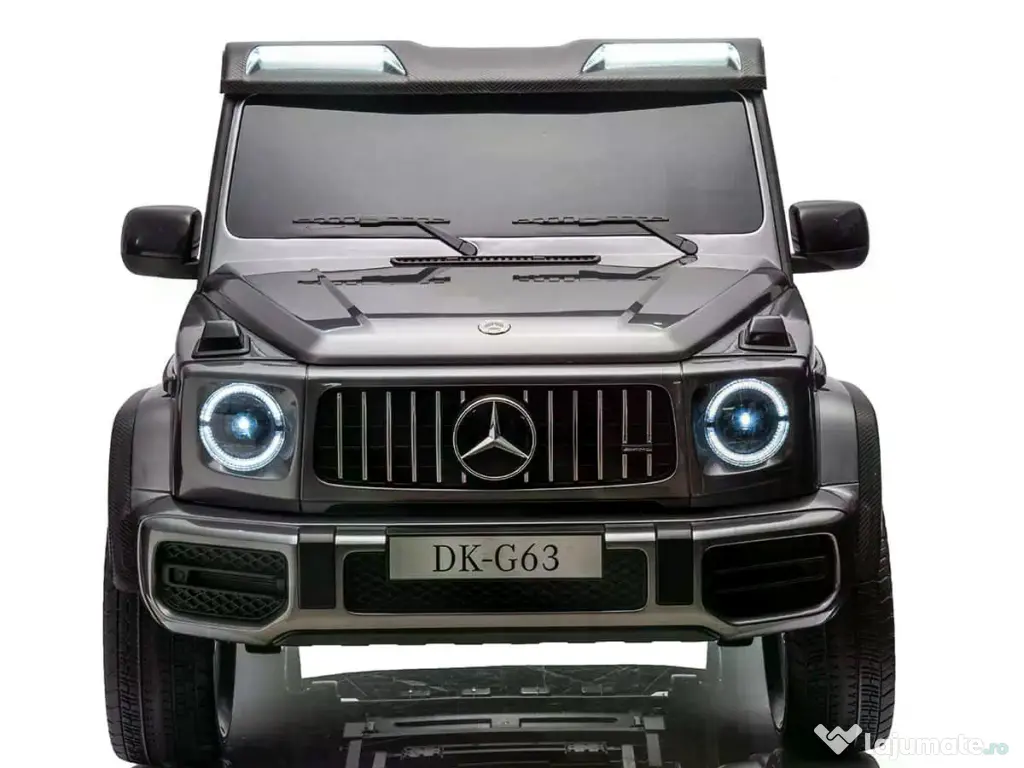 Masinuta electrica pt. 2 copii Mercedes G63, 4x 200W, 24V-14Ah Grey