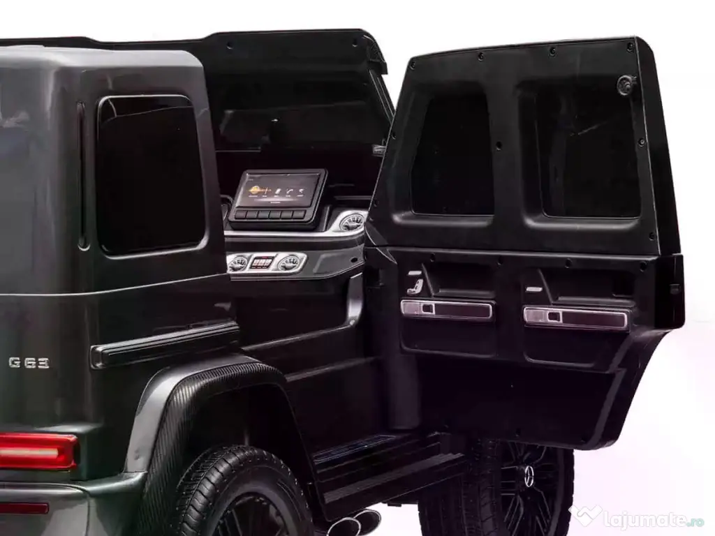 Masinuta electrica pt. 2 copii Mercedes G63, 4x 200W, 24V-14Ah Grey