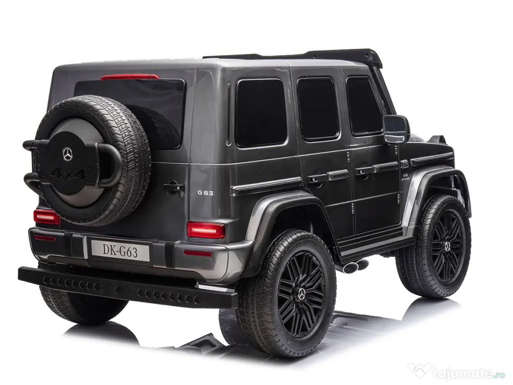 Masinuta electrica pt. 2 copii Mercedes G63, 4x 200W, 24V-14Ah Grey