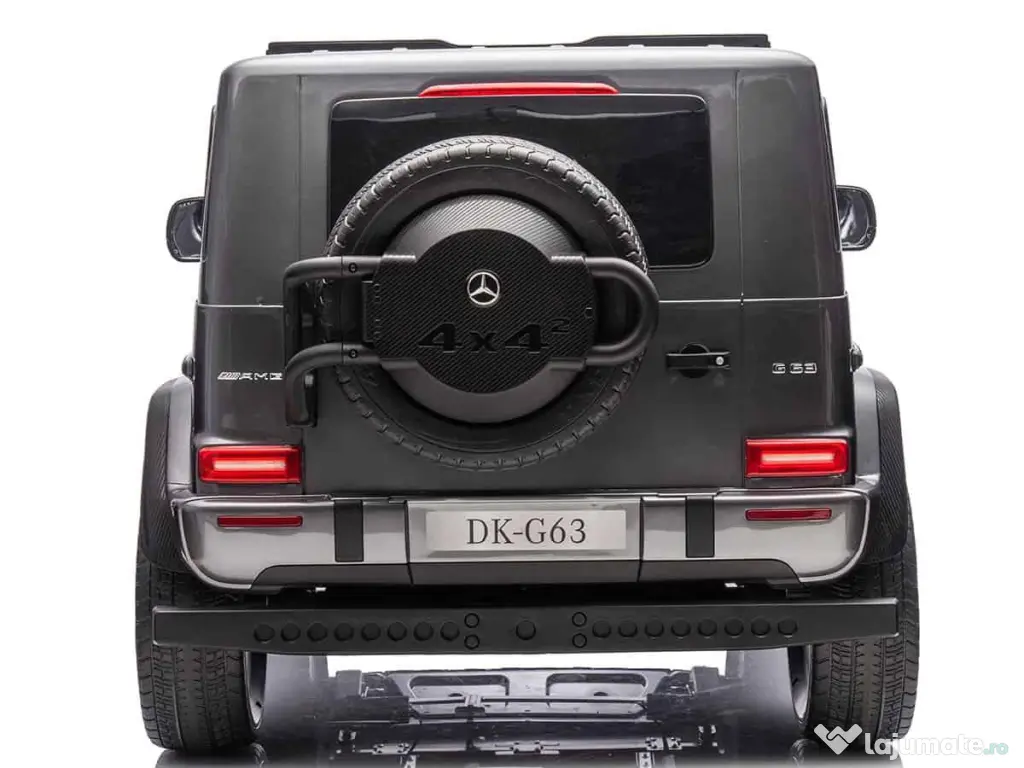 Masinuta electrica pt. 2 copii Mercedes G63, 4x 200W, 24V-14Ah Grey