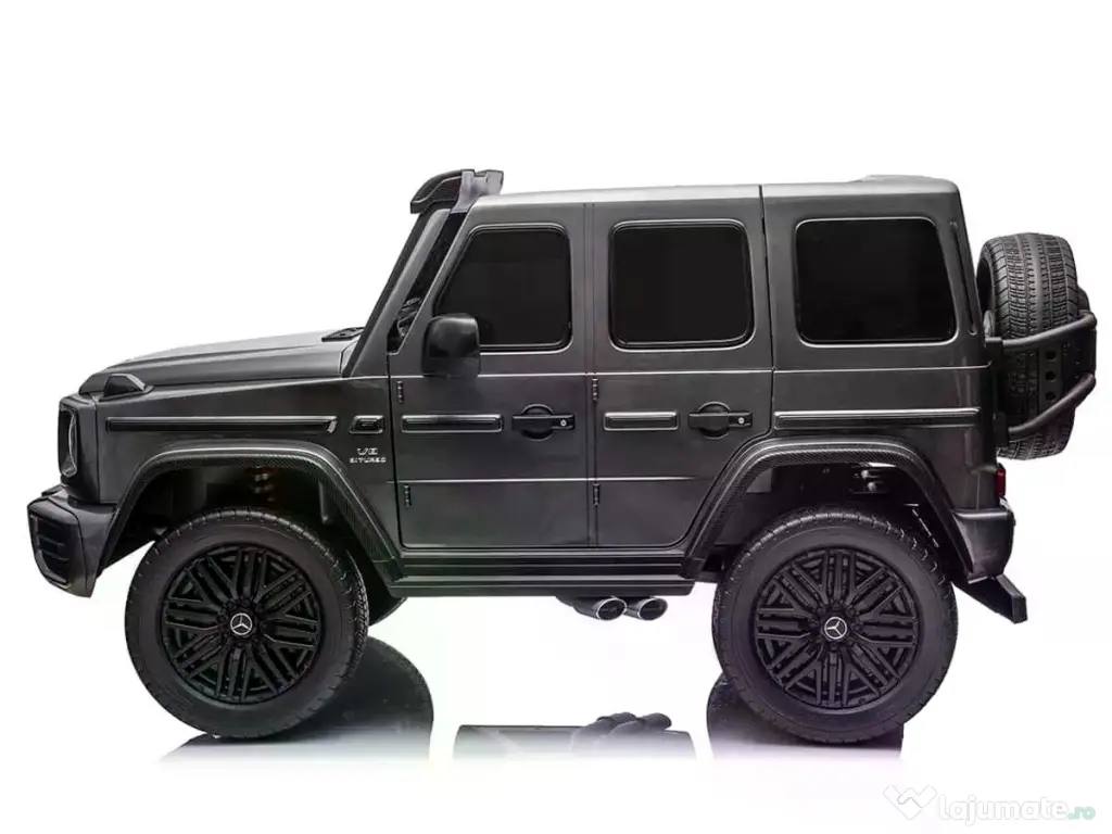 Masinuta electrica pt. 2 copii Mercedes G63, 4x 200W, 24V-14Ah Grey