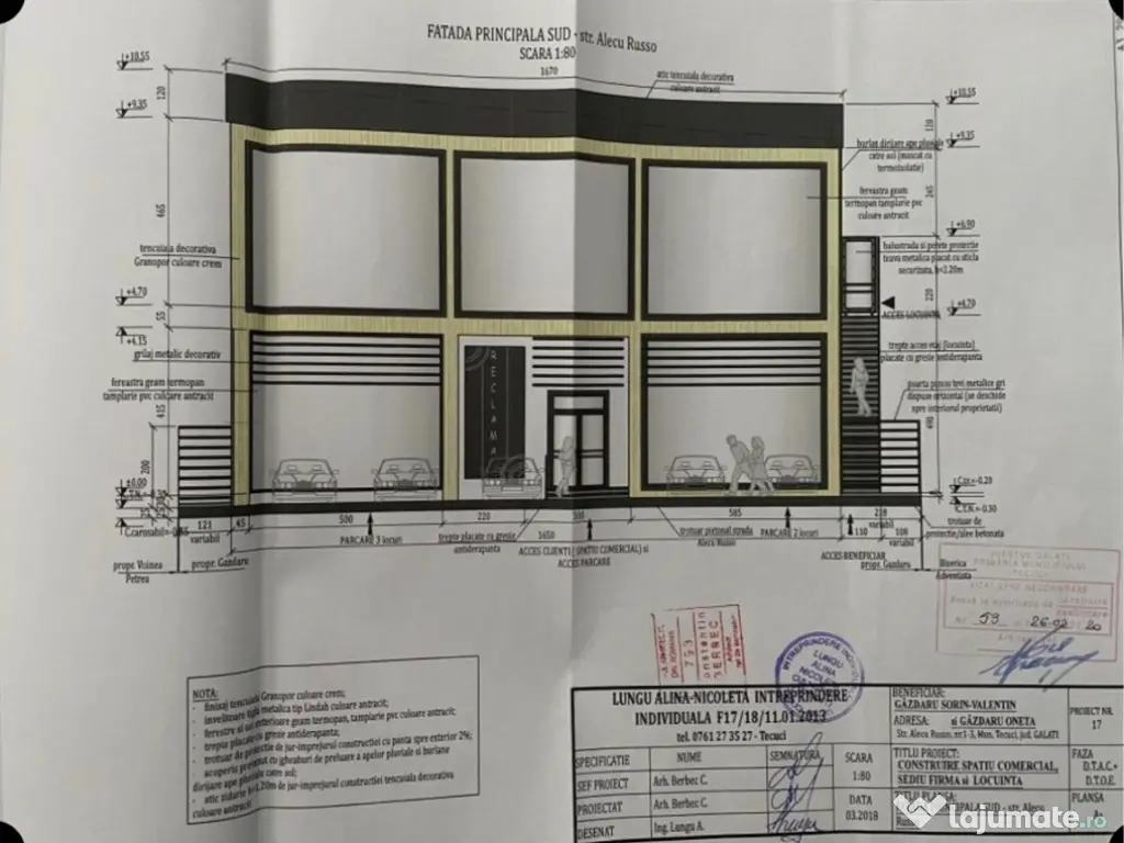 Clădire de vânzare central în Tecuci