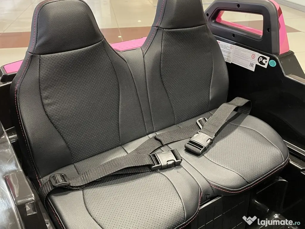 UTV electric pentru 4 copii, Kinderauto BJX1928 24V 14Ah , 500W PINK CAMO 