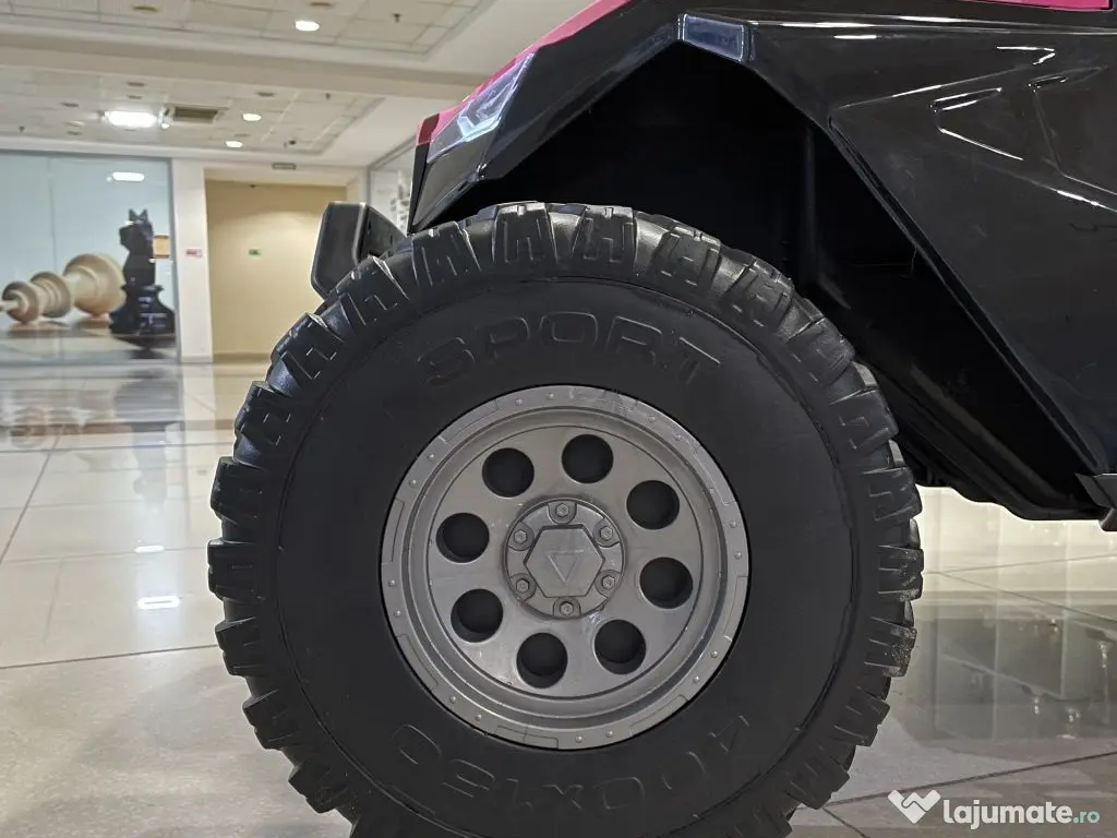 UTV electric pentru 4 copii, Kinderauto BJX1928 24V 14Ah , 500W PINK CAMO 