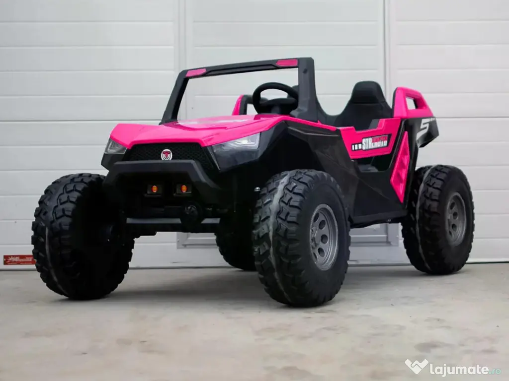 UTV electric pentru 4 copii, Kinderauto BJX1928 24V 14Ah , 500W Pink 