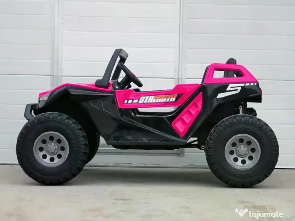 UTV electric pentru 4 copii, Kinderauto BJX1928 24V 14Ah , 500W Pink 