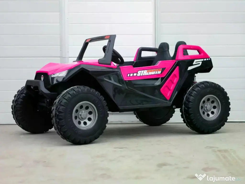 UTV electric pentru 4 copii, Kinderauto BJX1928 24V 14Ah , 500W Pink 