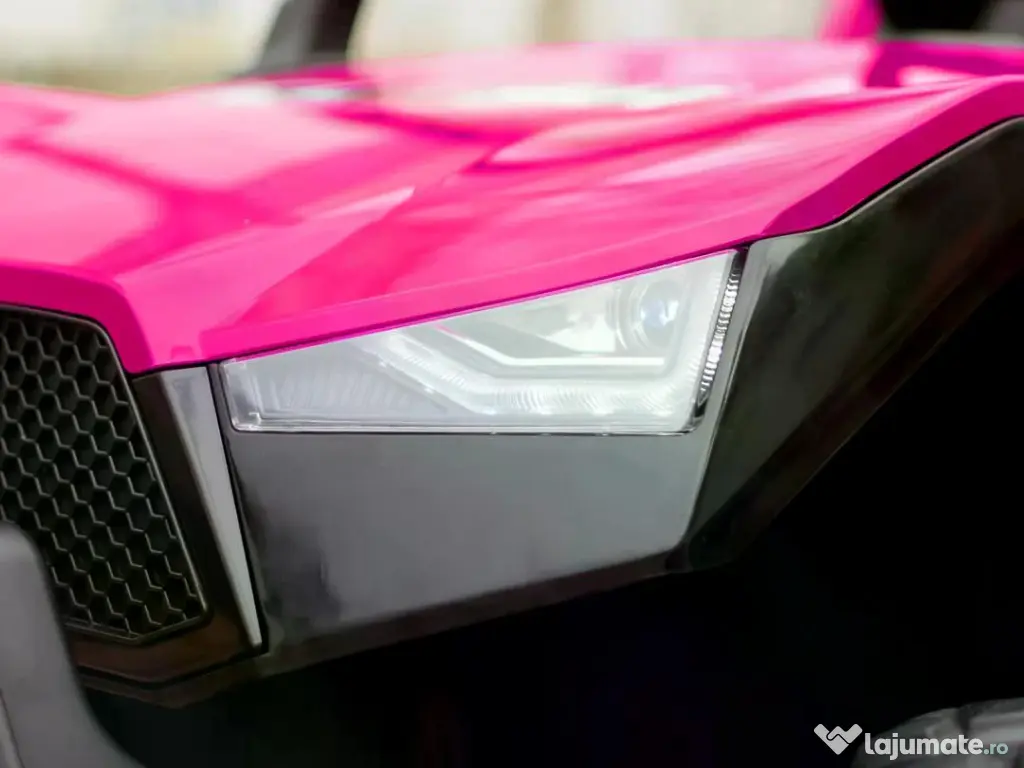 UTV electric pentru 4 copii, Kinderauto BJX1928 24V 14Ah , 500W Pink 