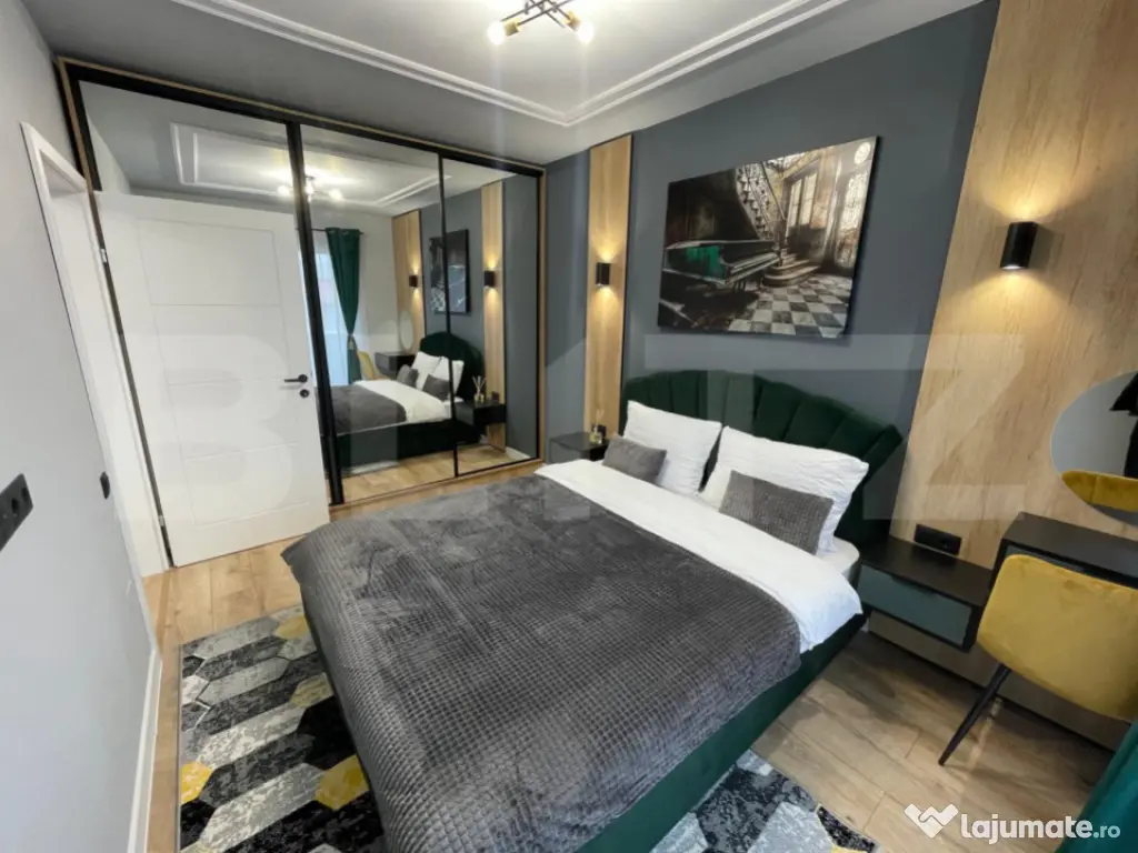 Apartament la cheie, 2 camere, totul nou, lift, garaj, zona 