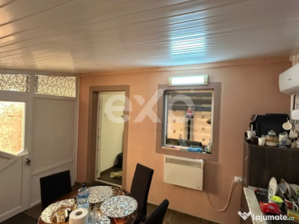 Teren 445 cu fundatie de casa mare + o Casuta locuibila mode 