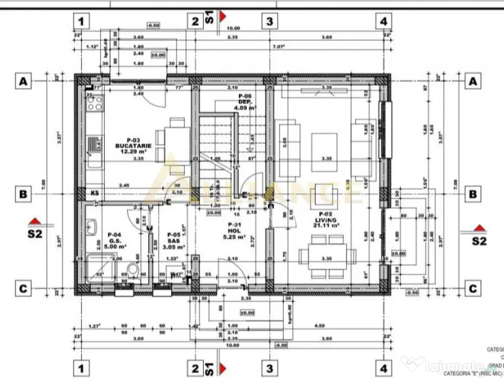 Vila Individuala P 1 ~ 4 Camere ~ 3 bai