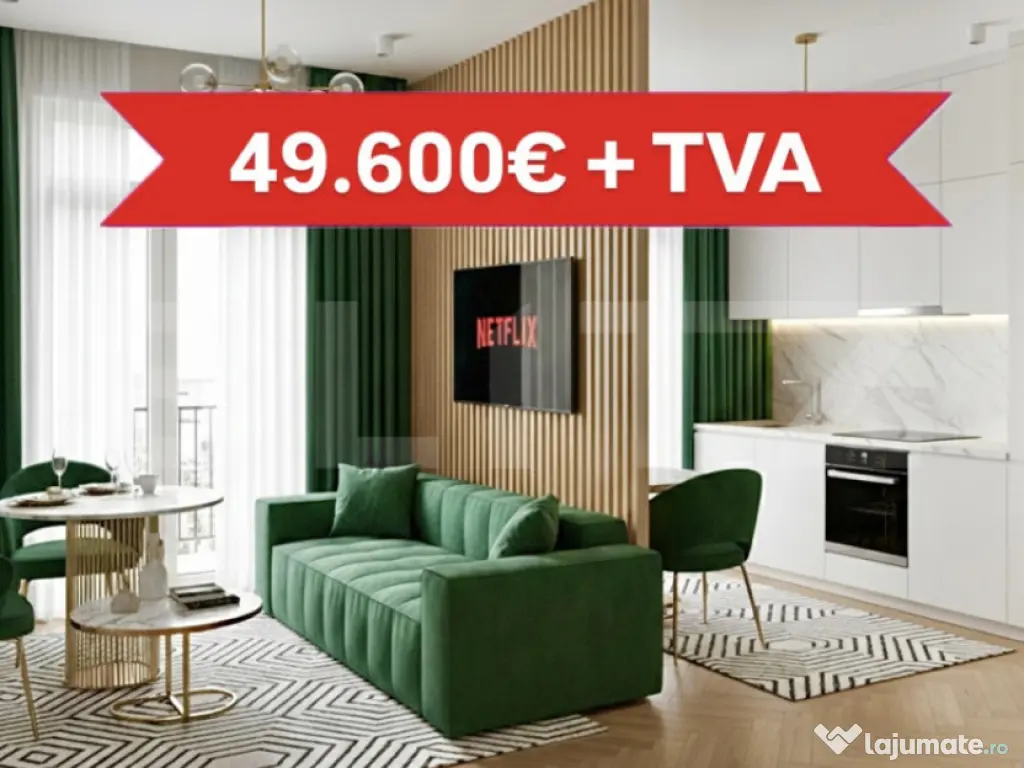 Apartament cu o camera, 30 MP + Balcon 6MP , Loc de pacare I 