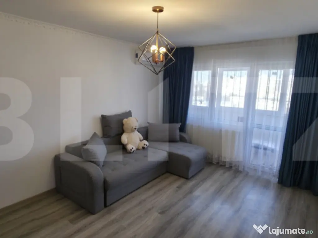 Apartament 2 camere ,decomandat , 50 mp ,zona Vest