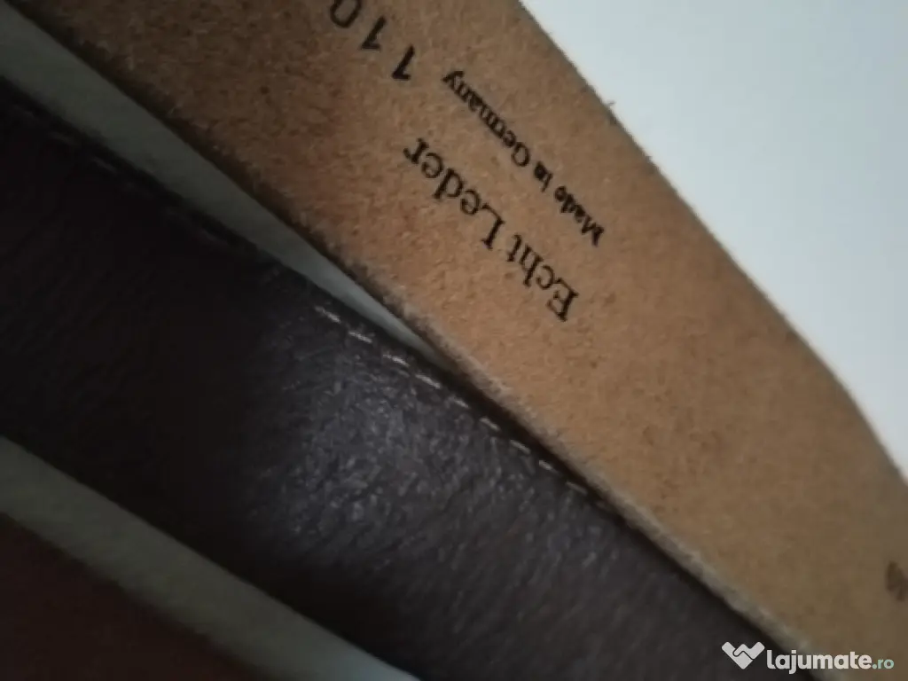 Curea piele cu catarama metalica 110 cm 