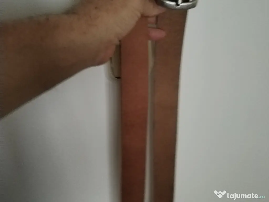 Curea piele cu catarama metalica 110 cm 