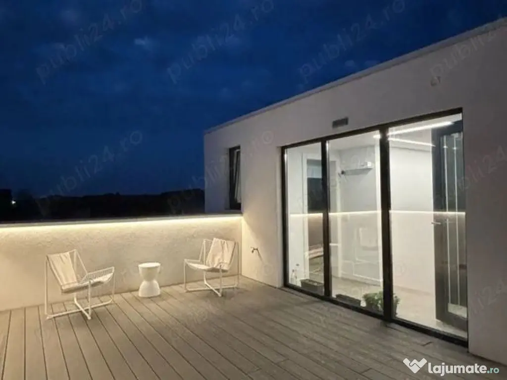 Vilă stil mediteranean mob-util ca in foto+curte+2terase... 