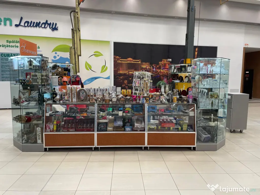 Rafturi cu sistem vitrine Insula pentru Magazin/Mall afacere 