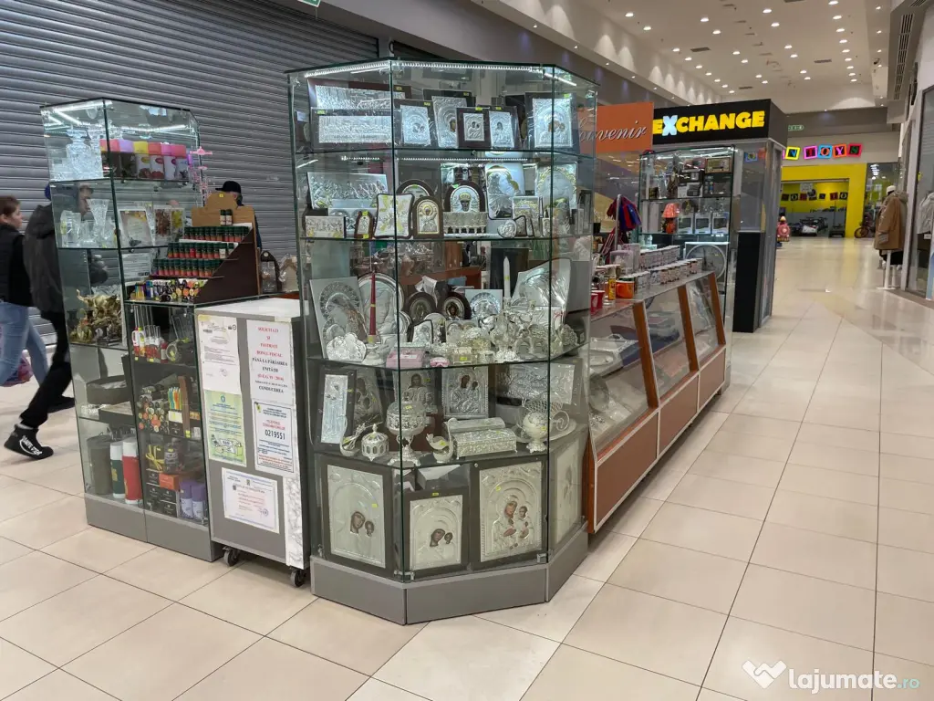Rafturi cu sistem vitrine Insula pentru Magazin/Mall afacere 