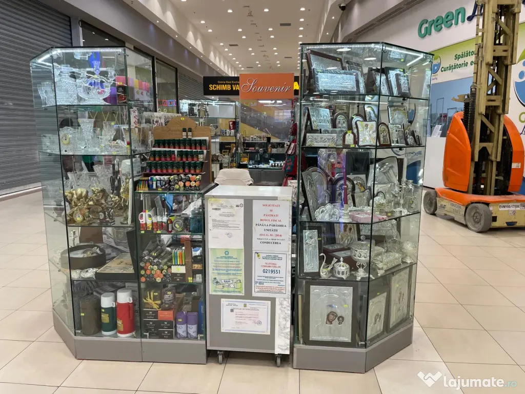 Rafturi cu sistem vitrine Insula pentru Magazin/Mall afacere 