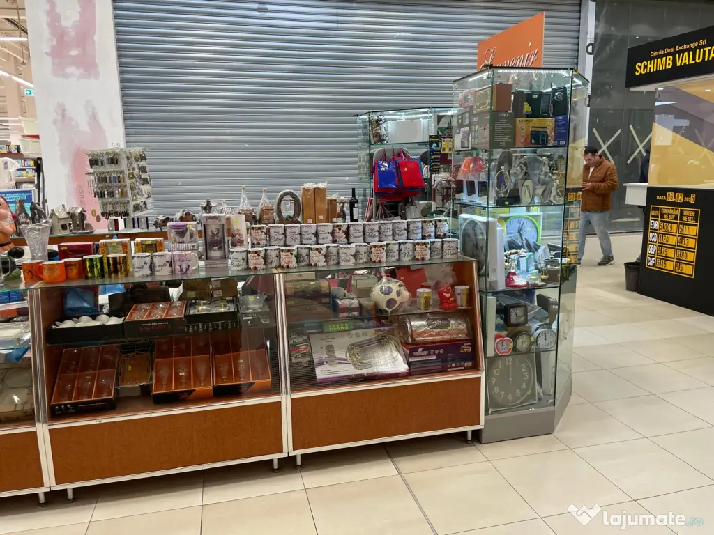 Rafturi cu sistem vitrine Insula pentru Magazin/Mall afacere 