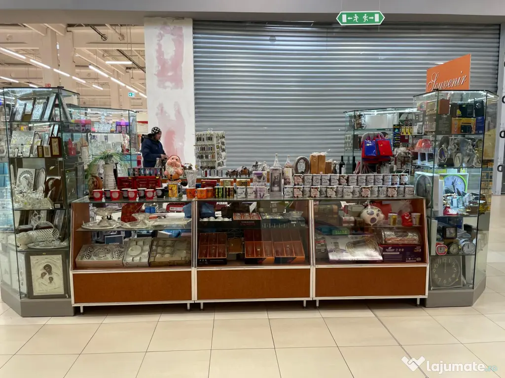 Rafturi cu sistem vitrine Insula pentru Magazin/Mall afacere 