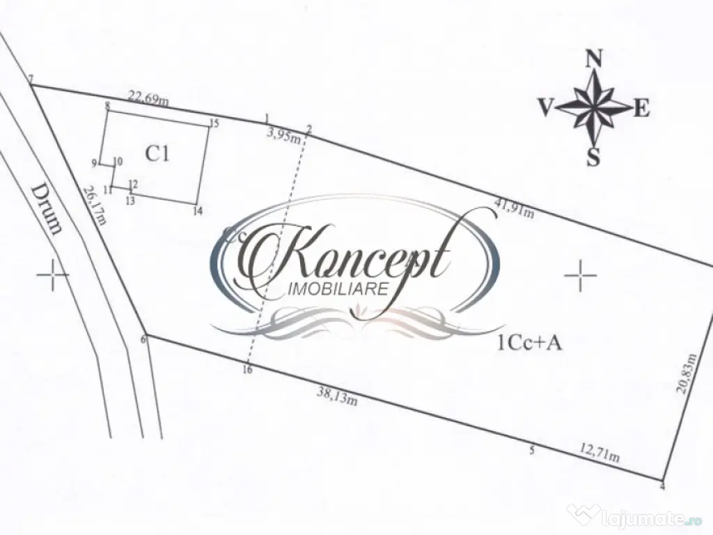 Teren pentru casa sau duplex in sat Gheorgheni 