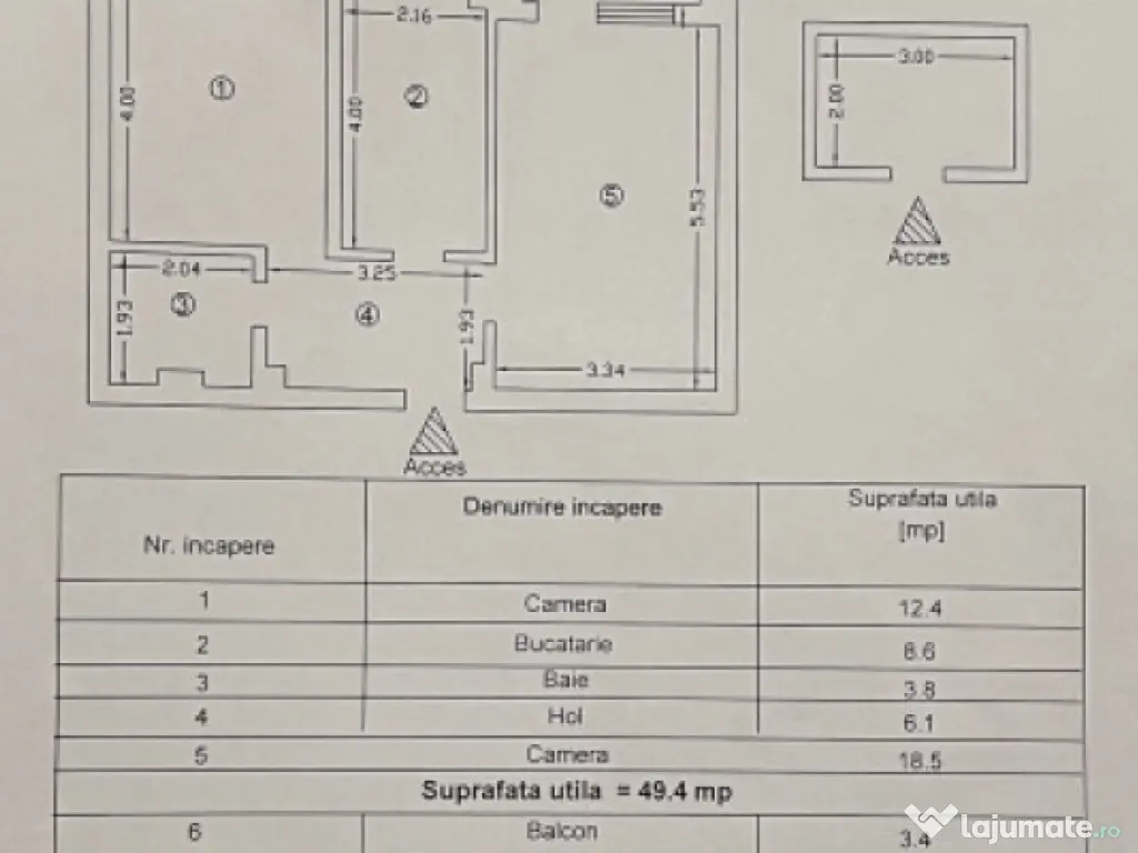 Oportunitate imobiliara! Apartament 2 camere, situat in zona 
