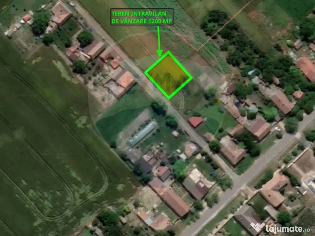 Teren intravilan de vânzare 1,200mp Variasu Mare 