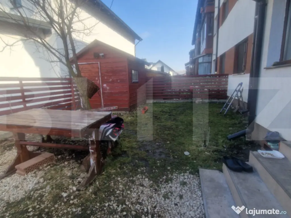 Apartament 2 camere cu gradina proprie mobilat utilat bloc n 