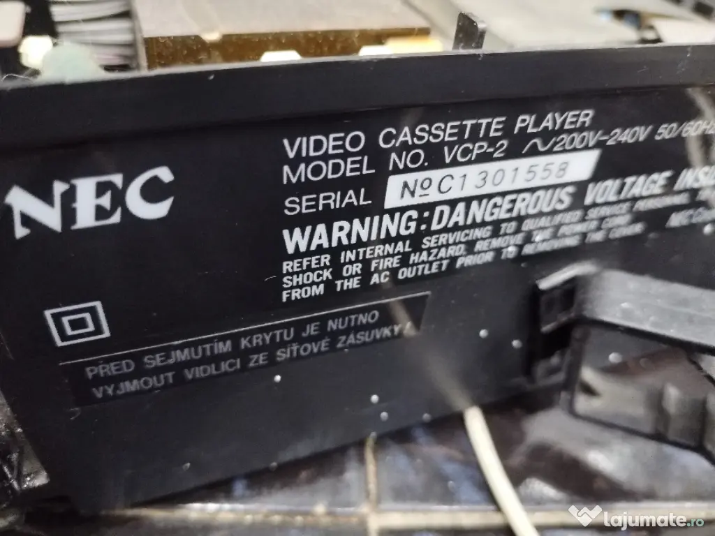Video casette recorder NEC piese