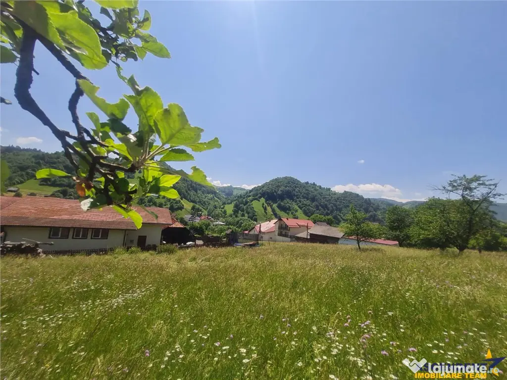 FILM!View superb catre munti,teren pretabil constructie Hote