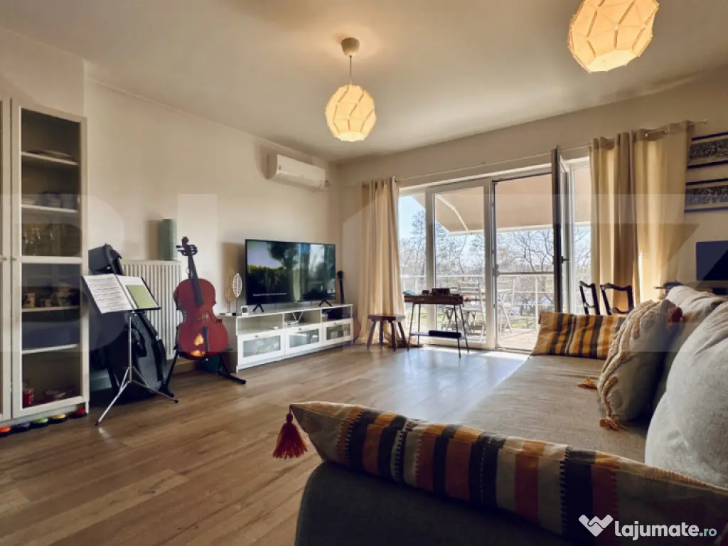 Apartament 3 camere, centrala gaz, terasa 13mp 