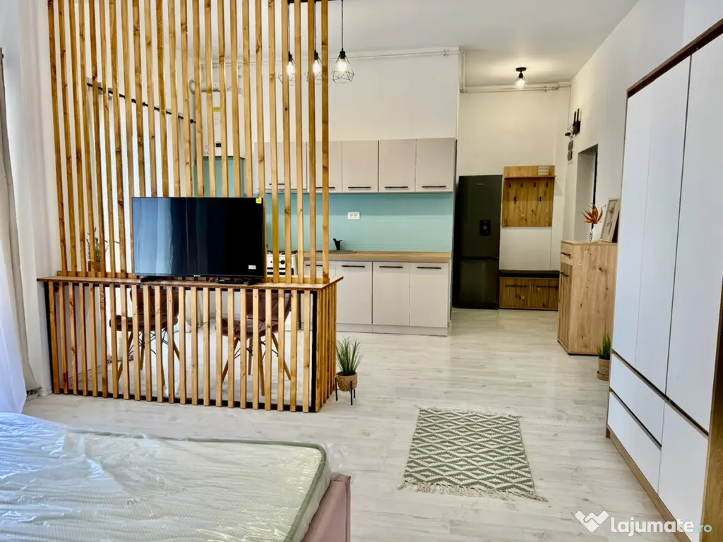 Apartament 1 cameră, mobilat nou, lângă Spitalul Județean 