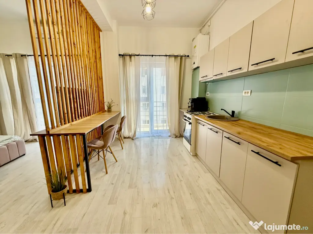 Apartament 1 cameră, mobilat nou, lângă Spitalul Județean 
