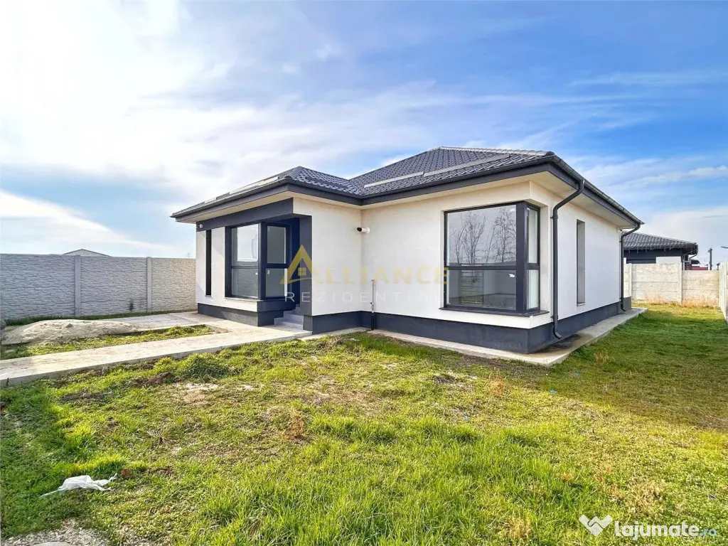 De casa pe parter - 3 camere, 2 bai, teren 376 mp 